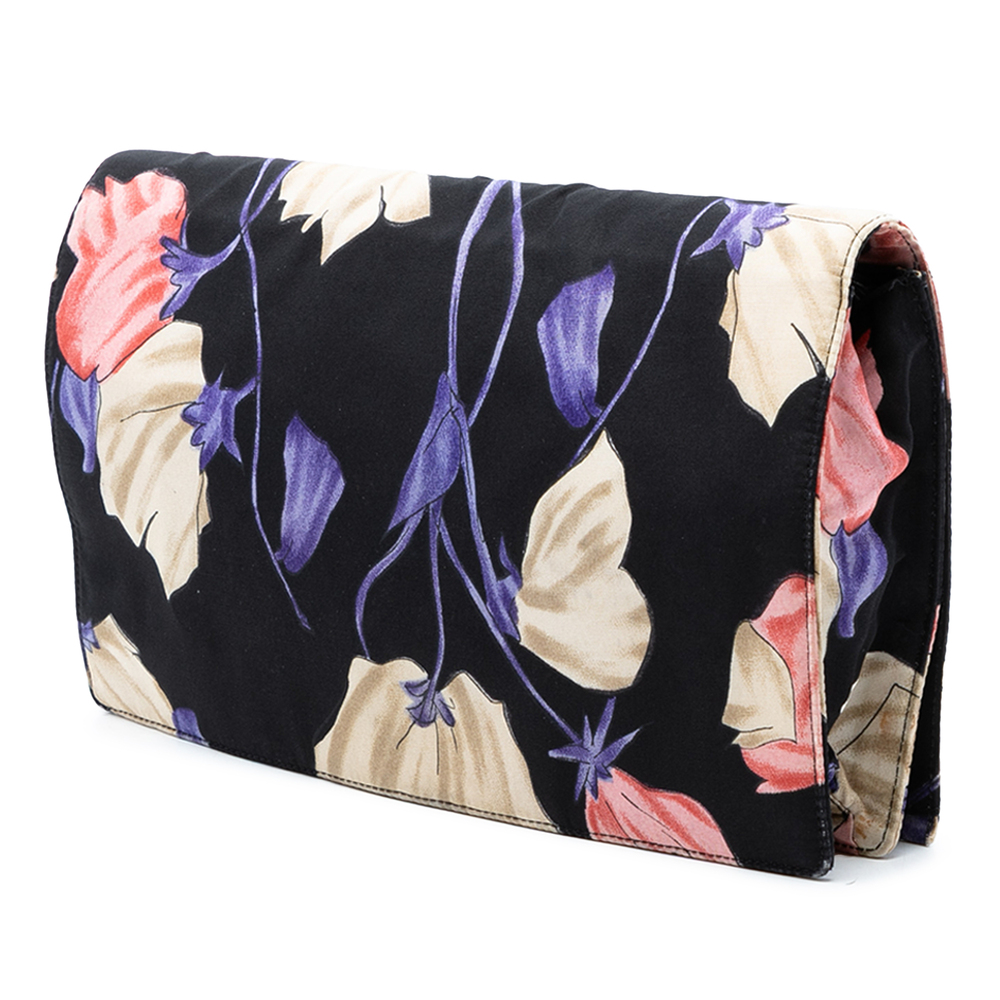 Pre-Loved Prada Tessuto Floral Print Chain Crossbody - Picture 2 of 6